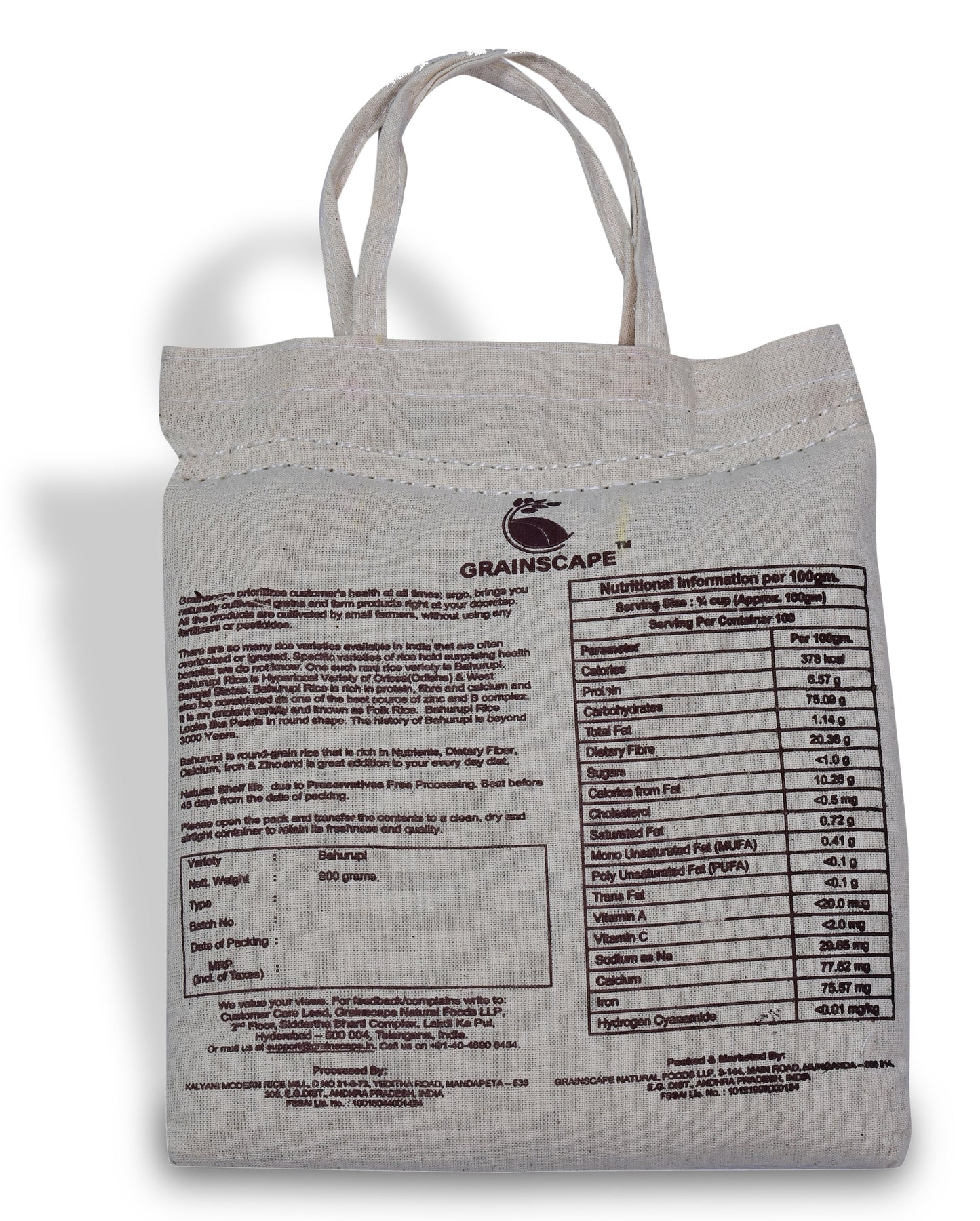 Grainscape Premium Bahurupi Rice 900gm. Bag - Naturally Harvested